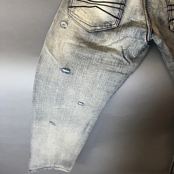 EXPRESS Men's Distressed Jeans "Zach" - Picture 7 of 8
